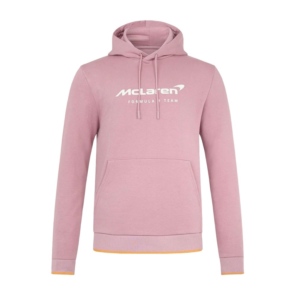 McLaren F1 2025 unisex mikina Core Essentials růžová - McLaren pánské mikiny