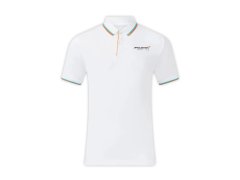 Mclaren Honda pánské polo tričko Essentials white F1 Team 2025 7573058