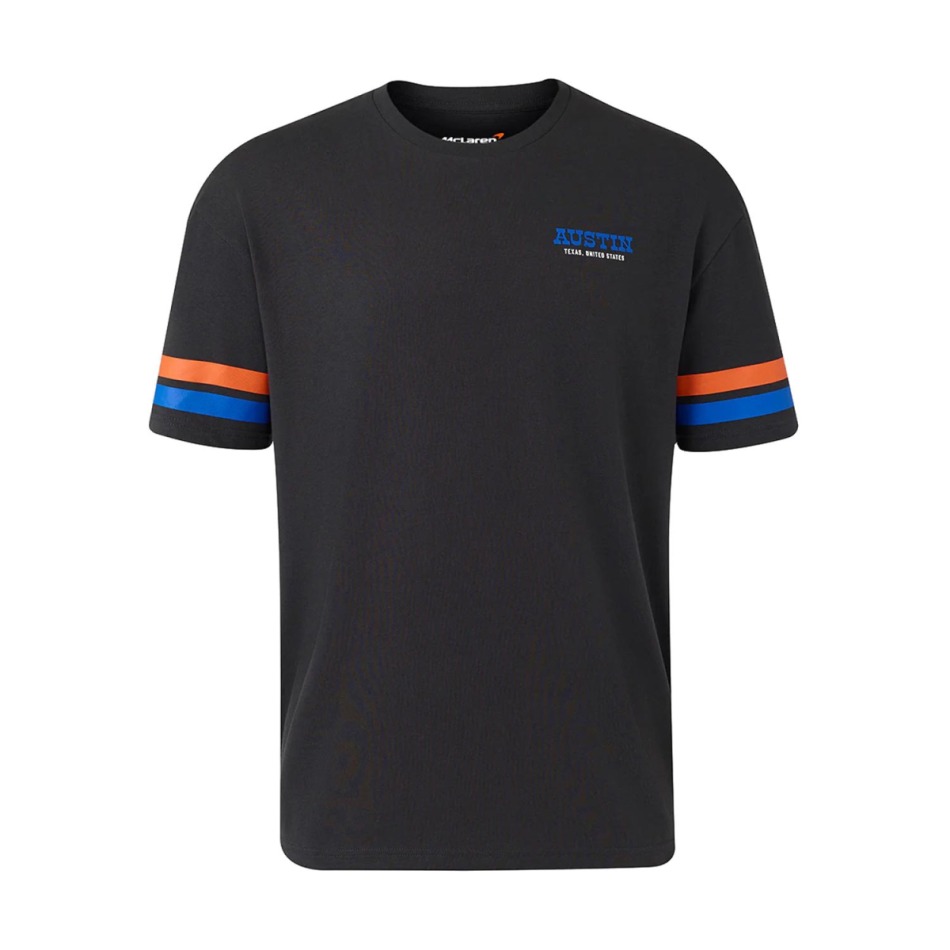 Mclaren Honda pánské tričko Austin GP gray F1 Team 2025 - McLaren trička, polo trička, košile