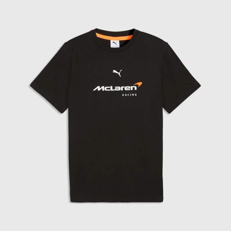 Mclaren Honda pánské tričko small logo black F1 Team 2026 - McLaren trička, polo trička, košile