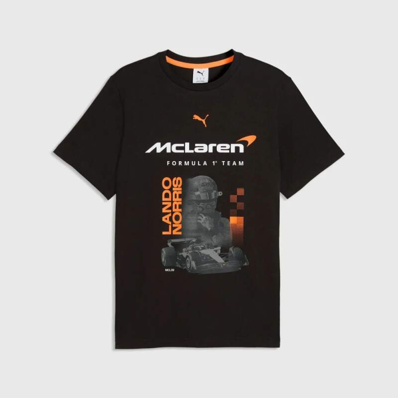 Mclaren Honda pánské tričko Lando Norris black F1 Team 2026
