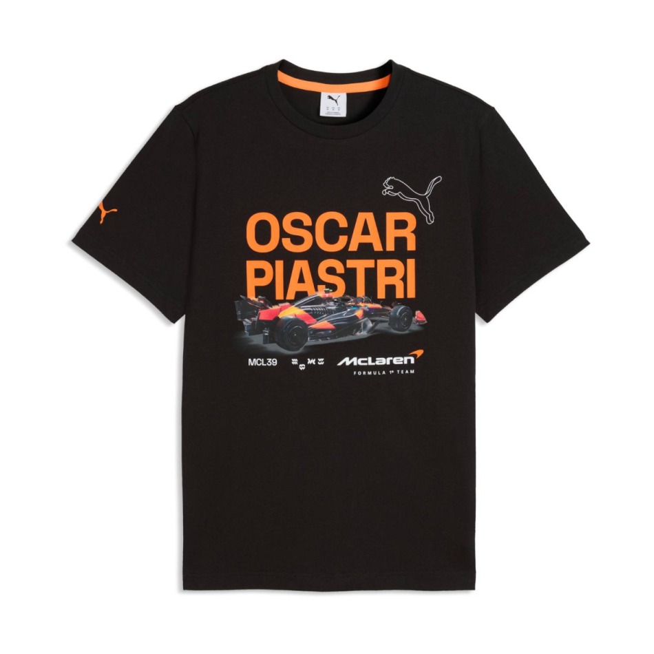 Mclaren Honda pánské tričko Oscar Piastri black F1 Team 2026