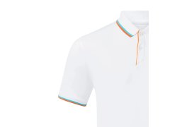 McLaren F1 2025 pánské polo tričko Core Essentials bílé 3