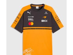 McLaren F1 2026 týmové tričko Oscar Piastri # 81 - oranžové