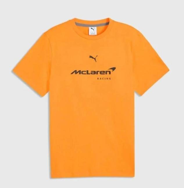McLaren F1 2026 tričko s&nbsp;logem oranžové - McLaren pánská trička