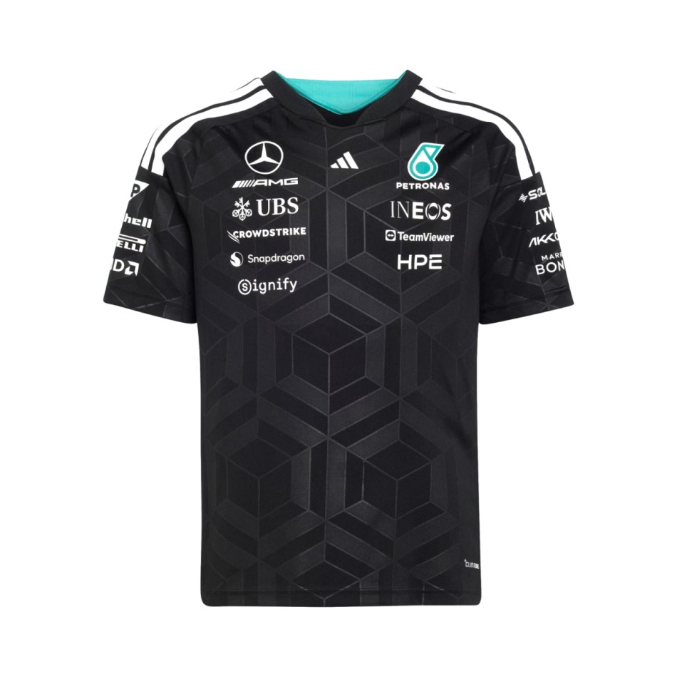 Mercedes AMG Petronas dětské tričko black official Teamline Replica F1 Team 2026 - Mercedes AMG dětské oblečení