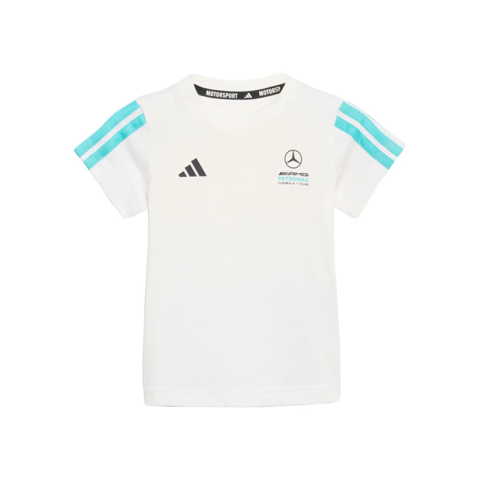 Mercedes AMG Petronas dětský set DNA Shortsleeve white F1 Team 2026 - Mercedes AMG dětské oblečení
