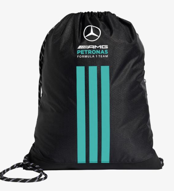 Mercedes AMG F1 2026 týmový sportovní vak na stahování černý - Mercedes AMG doplňky