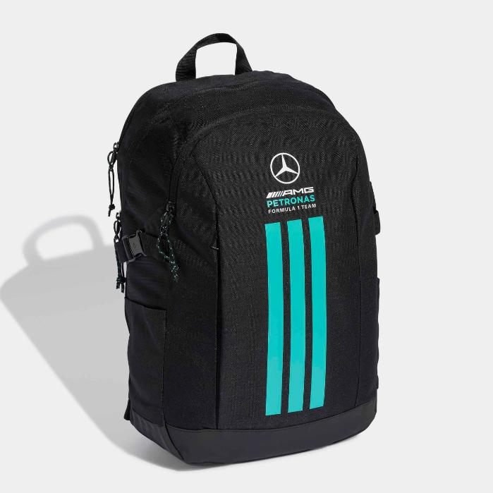 Mercedes AMG Petronas F1 2026 DNA batoh se třemi pruhy černý - Mercedes AMG doplňky