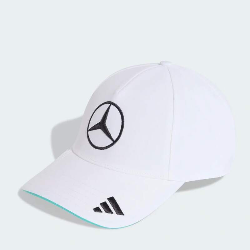 Mercedes AMG Petronas čepice baseballová kšiltovka white official Teamline Replica F1 Team 2026 - Mercedes AMG kšiltovky, čepice, rukavice