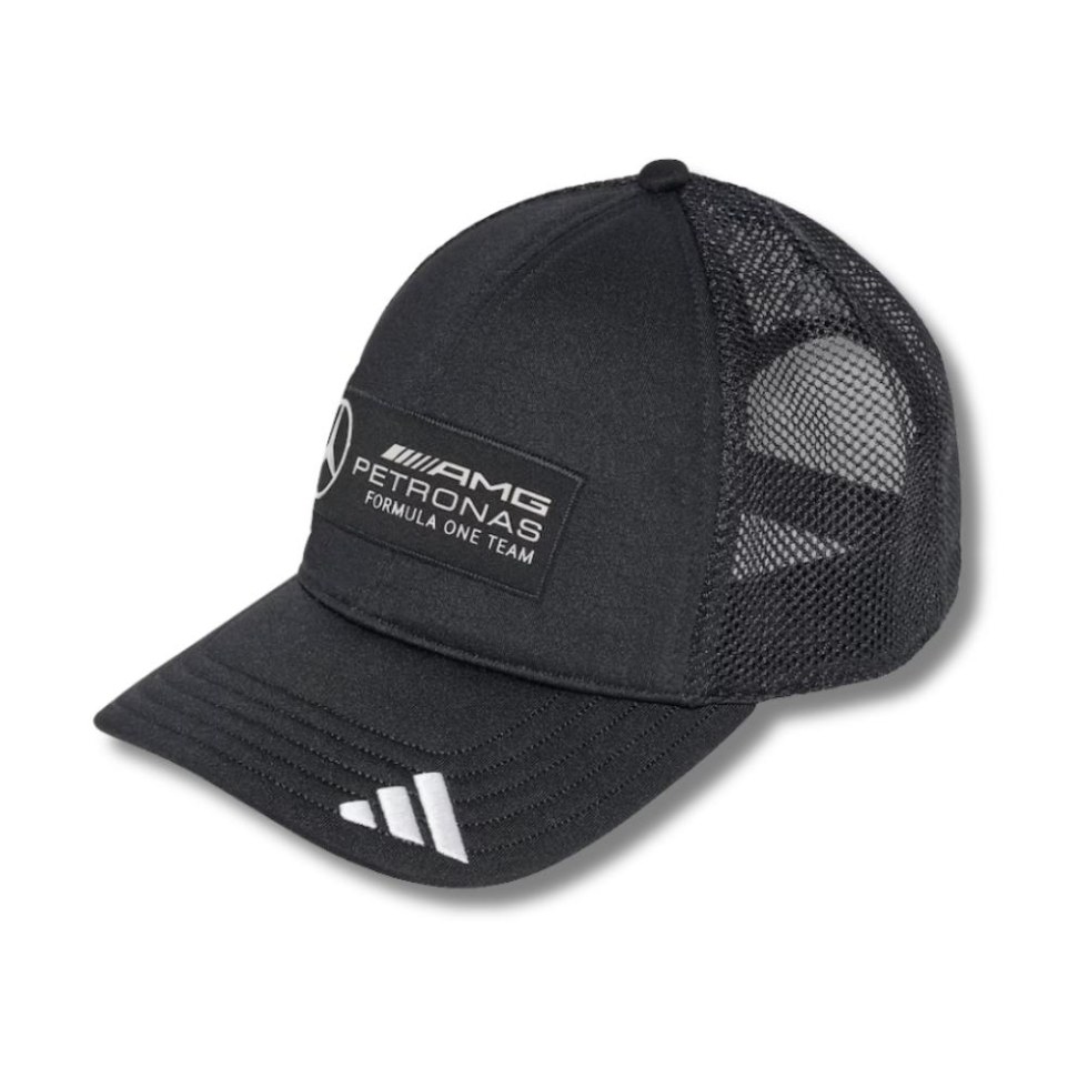 Mercedes AMG Petronas F1 2025 Kšiltovka snapback trucker černá Mercedes AMG Petronas F1 2025 Kšiltovka snapback trucker černá - Mercedes AMG kšiltovky