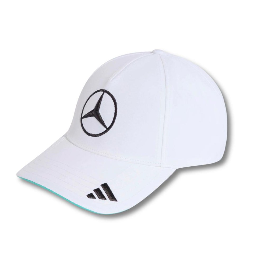 Mercedes AMG Petronas F1 2026 týmová kšiltovka bílá - Mercedes AMG kšiltovky