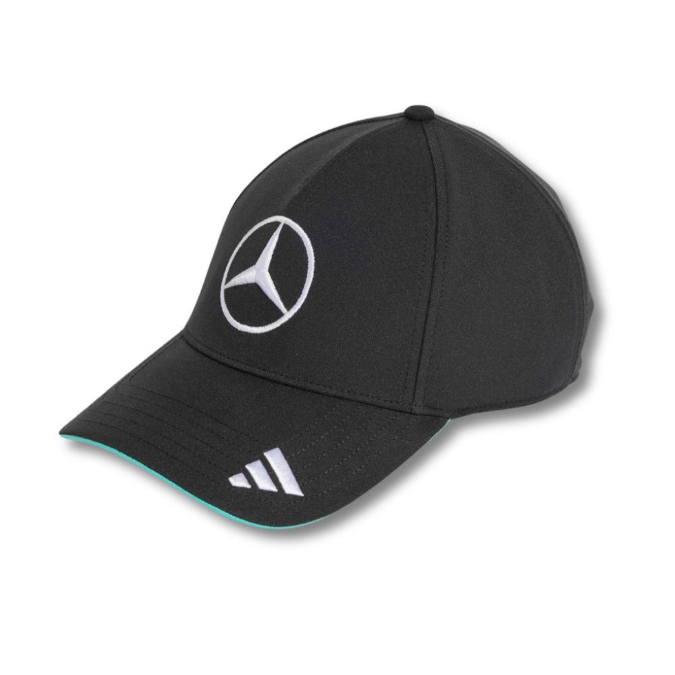 Mercedes AMG Petronas F1 2026 týmová kšiltovka - černá