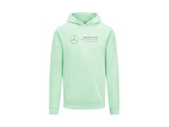 Mercedes AMG Petronas pánská mikina s kapucí Retro mint F1 Team 2023