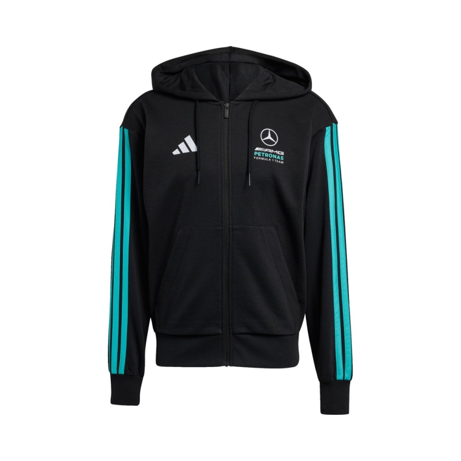 Mercedes AMG Petronas pánská mikina s&nbsp;kapucí DNA black F1 Team 2026 - Mercedes AMG mikiny, bundy