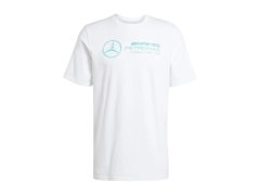 Mercedes AMG Petronas pánské tričko Logo white F1 Team 2025