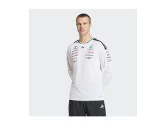 Mercedes AMG Petronas pánské tričko s&nbsp;dlouhým rukávem white official Teamline Replica F1 Team 2026 7572634