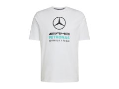 Mercedes AMG Petronas pánské tričko Large Logo white F1 Team 2026 7572341