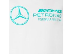 Mercedes AMG Petronas F1 2026 pánské tričko DNA s&nbsp;velkým logem bílé 3