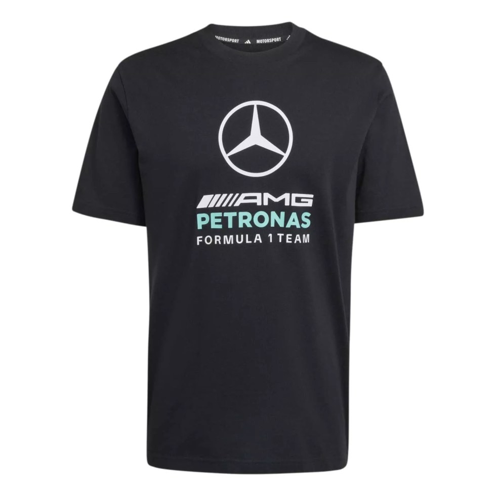 Mercedes AMG Petronas F1 2026 pánské tričko DNA Graphic černé - Mercedes AMG pánská trička
