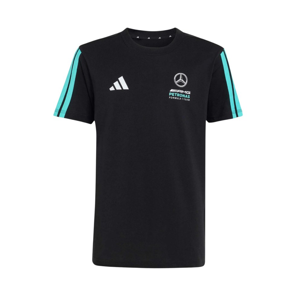 Mercedes AMG Petronas F1 2026 pánské tričko DNA černé - Mercedes AMG pánská trička