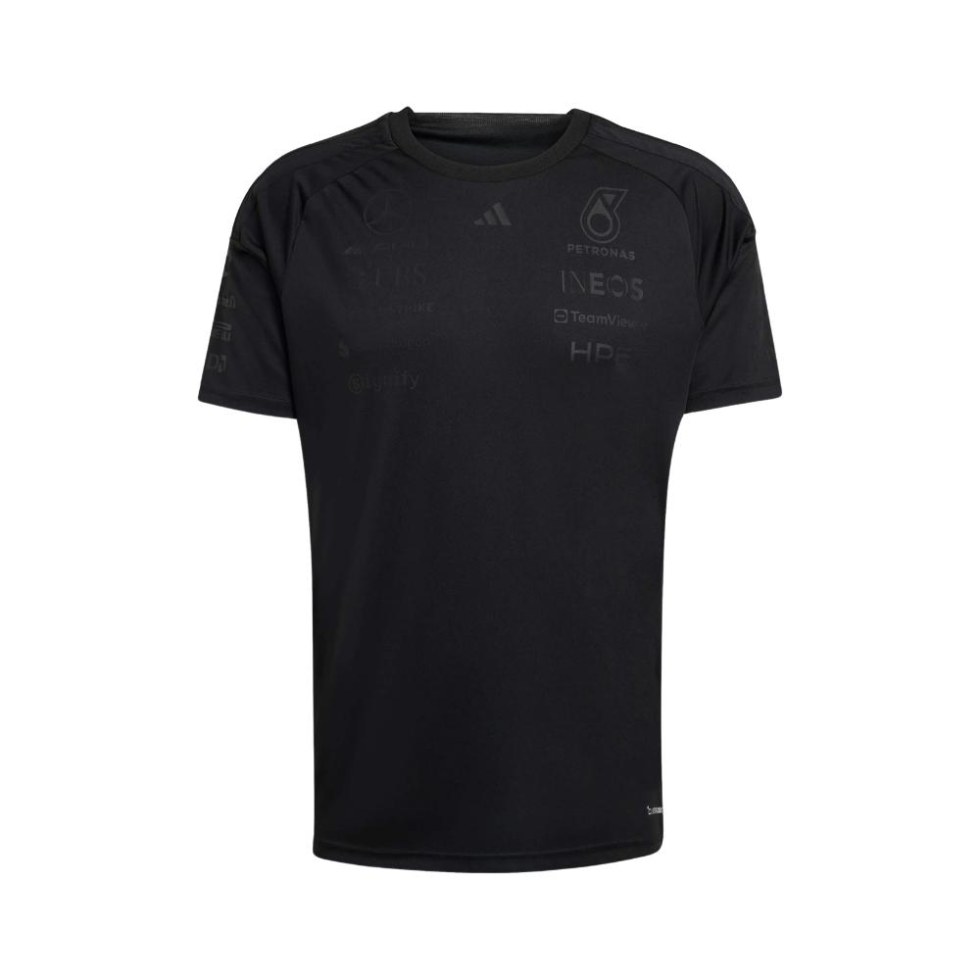 Mercedes AMG Petronas F1 2026 týmové funkční tričko černé - Mercedes AMG pánská trička Repliky