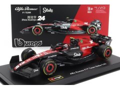 Modely aut a&nbsp;motorek model 1/43 Alfa Romeo F1 C43 Guanyu Zhou #24 2023 Signature