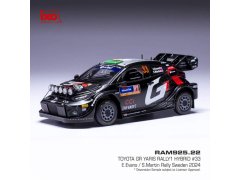 Modely aut a motorek model 1/43 Toyota Yaris GR Rally Sweden Evans - Martin