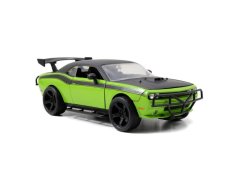 Model Rychle a Zběsile Dodge Challenger SRT8 off road 1:24 zeleno černý