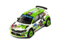Model IXO Škoda Fabia Rally2 EVO #21 A.Mikkelsen - T.Eriksen Rally Estonia 2022 1:43