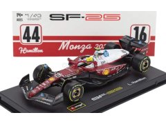 Modely aut a&nbsp;motorek model 1/43 Scuderia Ferrari SF-25 BBurago #44 Lewis Hamilton Monza 2025 Signature