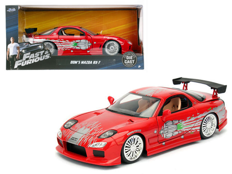 Modely aut a&nbsp;motorek model 1/24 Fast & Furious Mazda RX-7 - Dom s&nbsp;- Modely aut a&nbsp;motorek