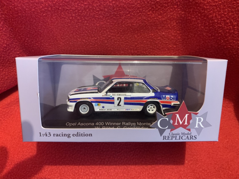 Model Opel Ascona WINNER Rally Monte Carlo 1982 W. Rohl 1/43 - Modely aut a&nbsp;motorek