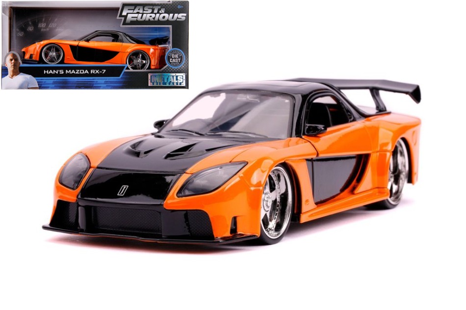 Modely aut a&nbsp;motorek model 1/24 Fast & Furious Mazda RX-7 Tokyo Drift - Modely aut a&nbsp;motorek