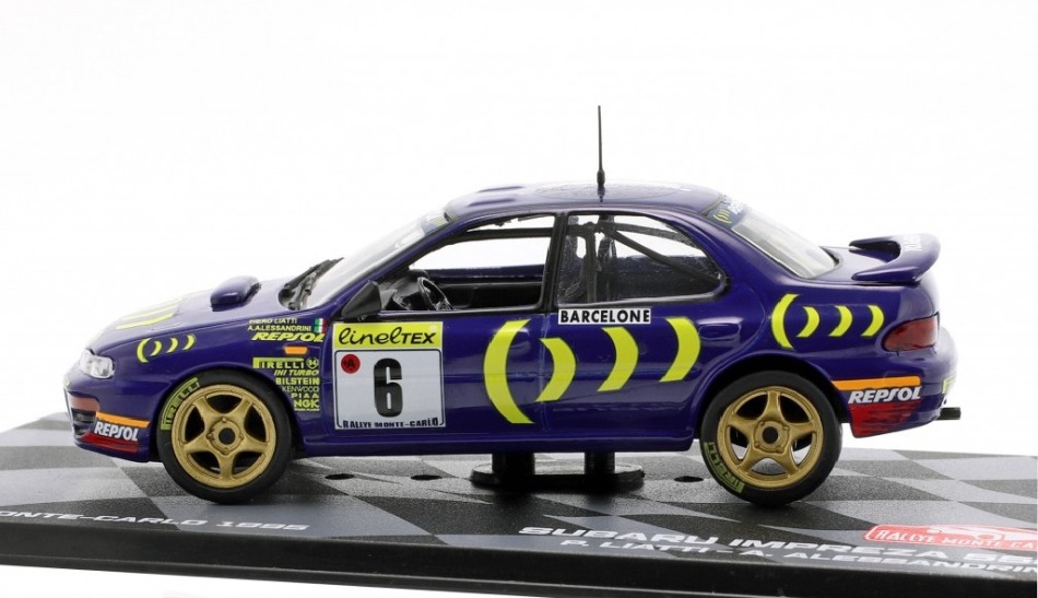 Model Subaru Impreza 555 Rally Monte Carlo 1995 P.Liatti - A.Alessandrini 1:43 - Modely aut a&nbsp;motorek