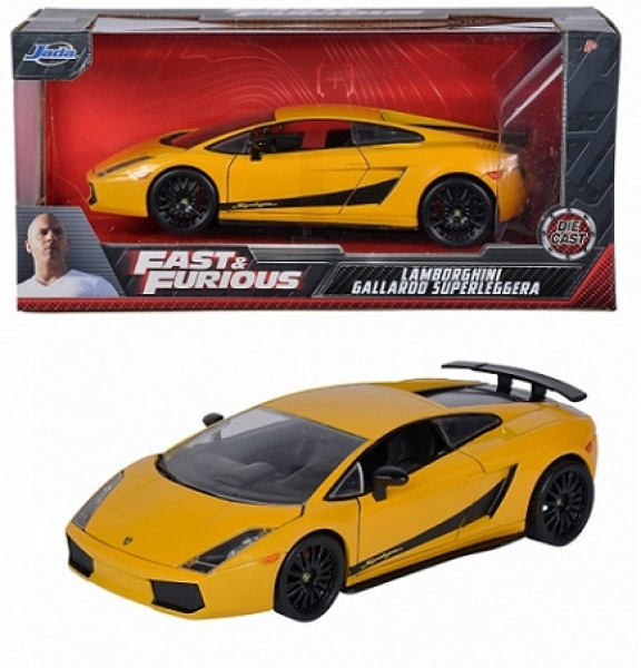 Model Rychle a&nbsp;zběsile Lamborghini Gallardo Superleggera F&F 1:24 - Modely aut a&nbsp;motorek