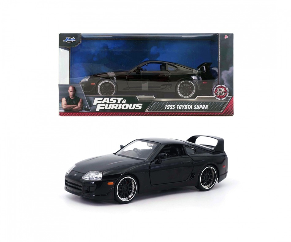 Modely aut a motorek model 1/24 Fast & Furious Toyota Supra black