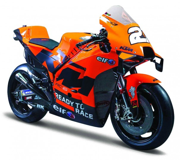 Model Maisto MotoGP KTM Factory RC16Tech #27 I. Lecuona 2021 1:18 - Modely aut a&nbsp;motorek