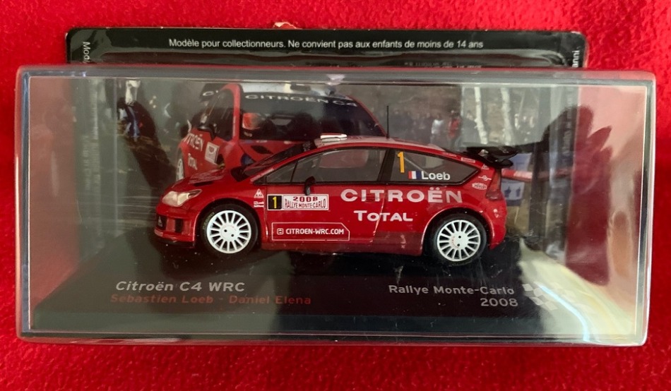 Model Citroen C4 WRC Loeb Monte Carlo 2008 - Modely aut a&nbsp;motorek