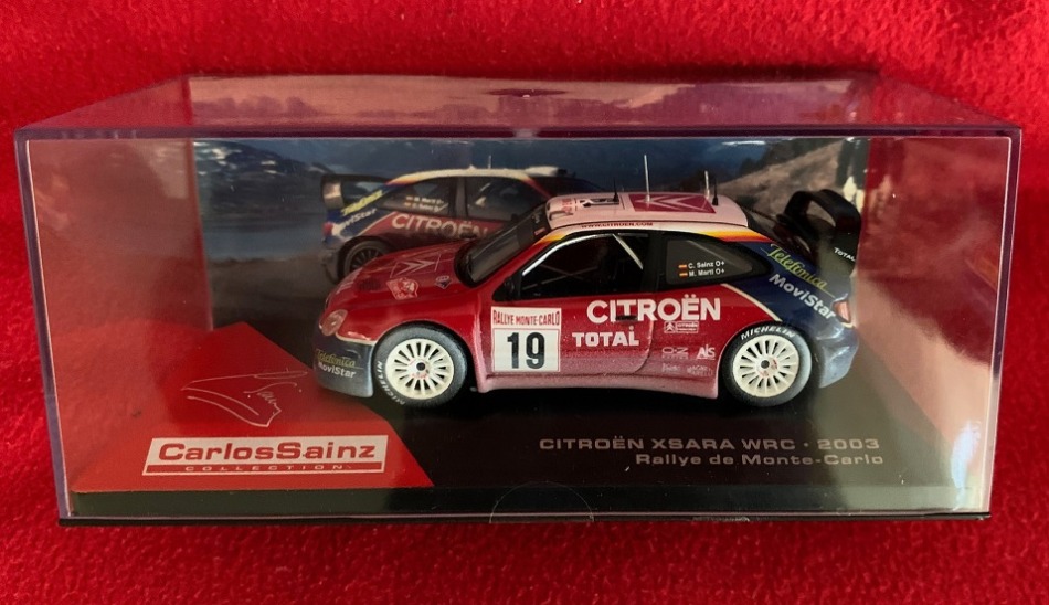 Modely aut a&nbsp;motorek model 1/43 Citroen Xsara WRC Rally Monte Carlo 2003 Carlos Sainz - Modely aut a&nbsp;motorek