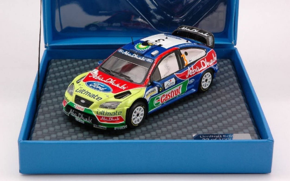 Modely aut a&nbsp;motorek model 1/43 Ford Focus M. Hirvonen 2008 - Modely aut a&nbsp;motorek
