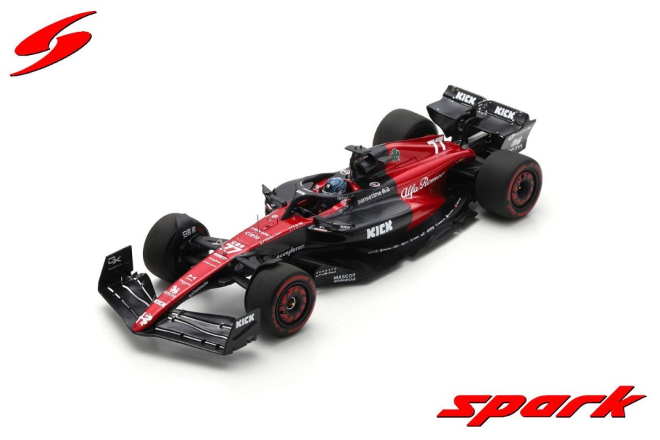 Modely aut a motorek model 1/18 Spark Alfa Romeo Racing Valtteri Bottas  Australian GP 2023