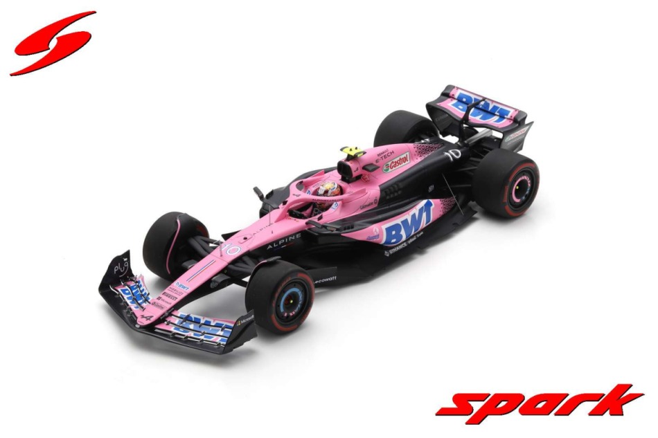 Modely aut a motorek model 1/18 Spark BWT Alpine F1 Team A523 Pierre Gasly Bahrain GP 2023