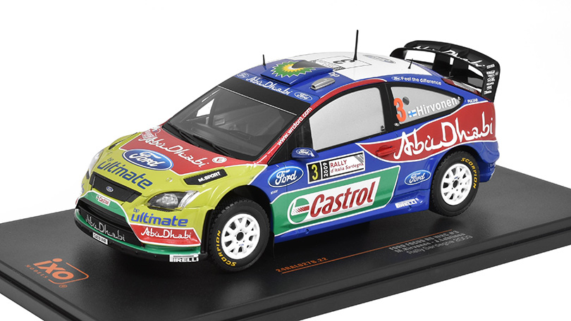Modely aut a&nbsp;motorek model 1/24 Ford Focus RS WRC N.3 2009 Rally Sardinia M. Hirvonen - Modely aut a&nbsp;motorek