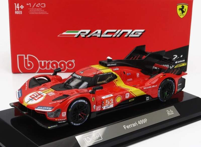 Modely aut a&nbsp;motorek model 1/43 Ferrari 499P NR.51 Le Mans 2023 Winner - Modely aut a&nbsp;motorek