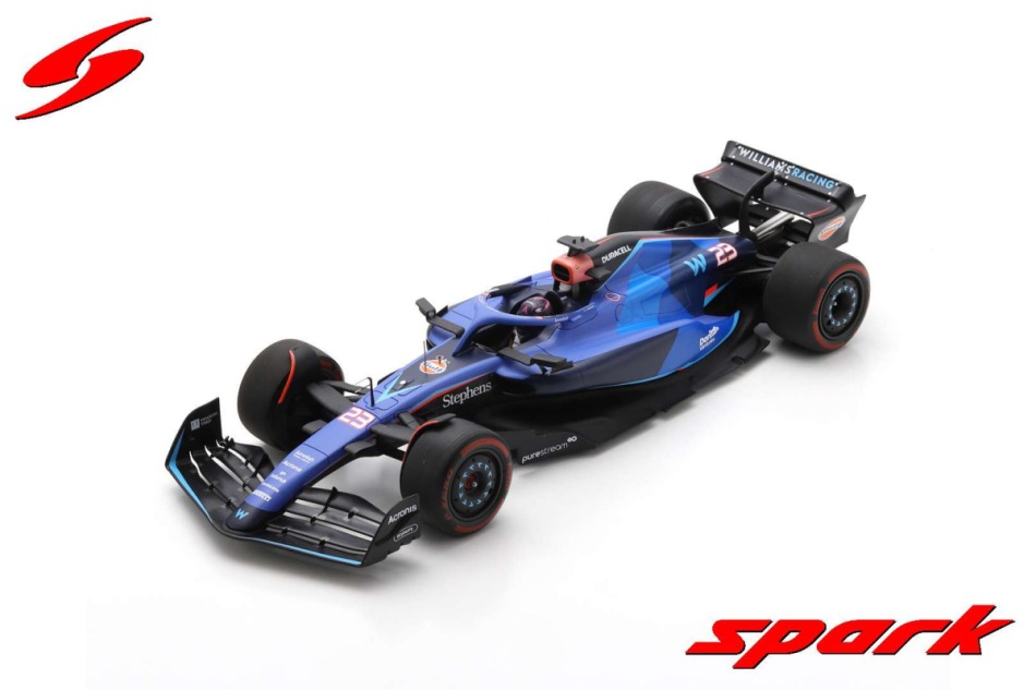 Modely aut a motorek model 1/18 Spark Williams F1 Alex Albon FW45 Bahrain GP 2023