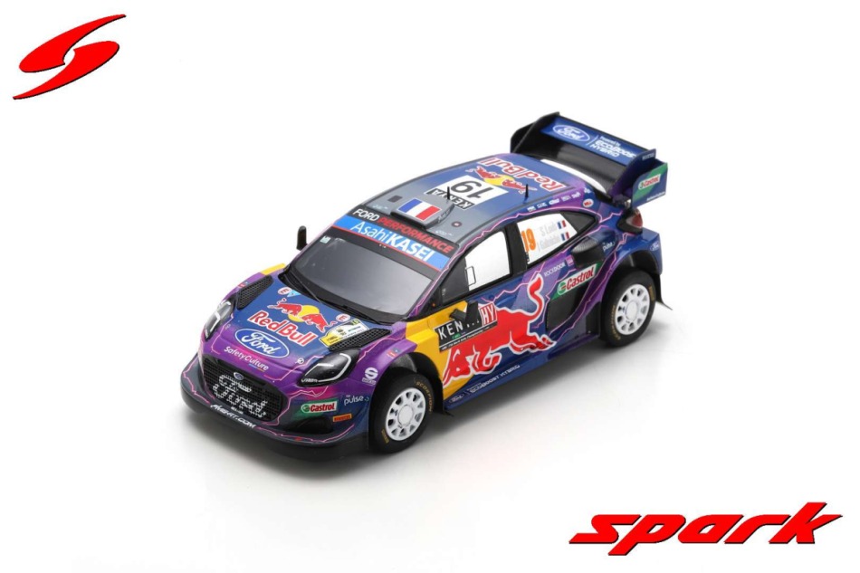 Model SPARK Ford Puma WRC Rally Safari Kenya 2022 S. Loeb 1:43 - Modely aut a&nbsp;motorek