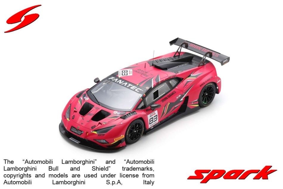 Modely aut a&nbsp;motorek model 1/18 Lamborgini Huracan GT3 24H SPA 2023 N.83 - Modely aut a&nbsp;motorek