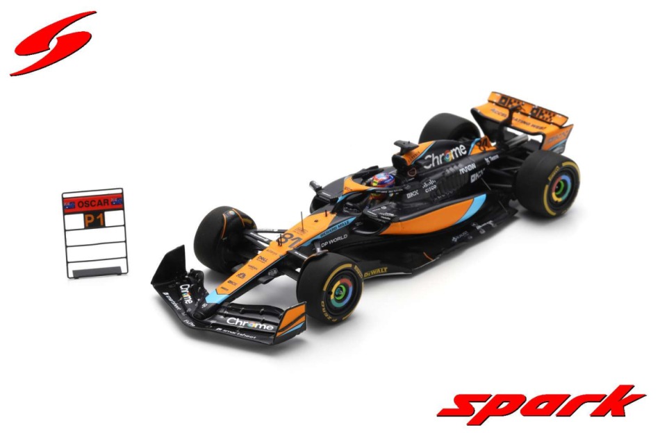 Model Spark McLaren F1 Team MCL60 Oscar Piastri 1:43 Qatar GP 2023 - Modely aut a&nbsp;motorek