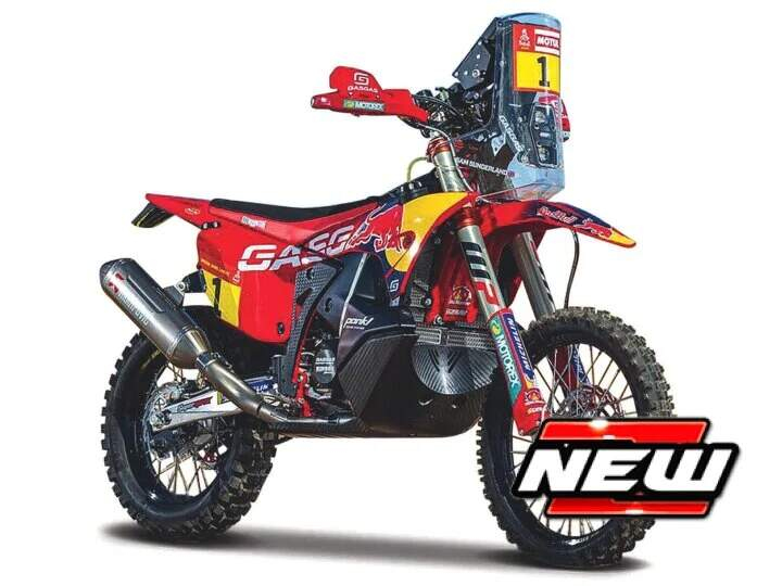 Model motocyklu GASGAS RX450F #1 Dakar Rallye 2023 1:18 - Modely aut a&nbsp;motorek